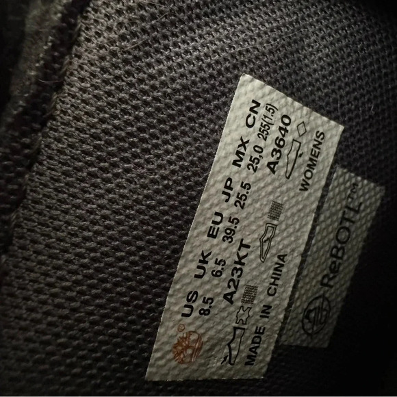 Timberland Linden Woods 6-inch Waterproof Boot Nubuck Grey Size 9 - Picture 5 of 10